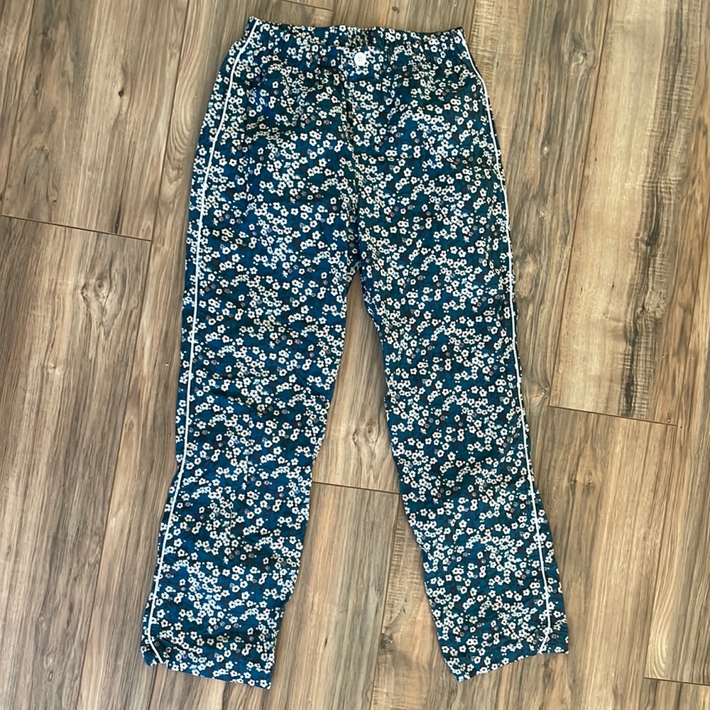 Sleepy Jones Floral Print Cotton pj pajama Sleep Pants xsmall